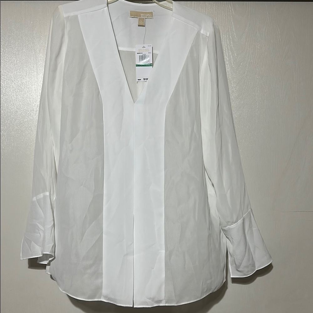 🆕Michael Kors Elegant White Blouse